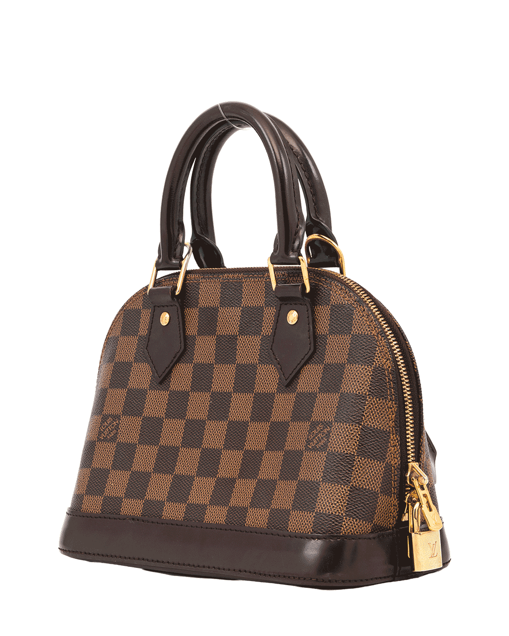87 LV ALMA BB BROWN DAMIER CANVAS GHW AR4106 1268