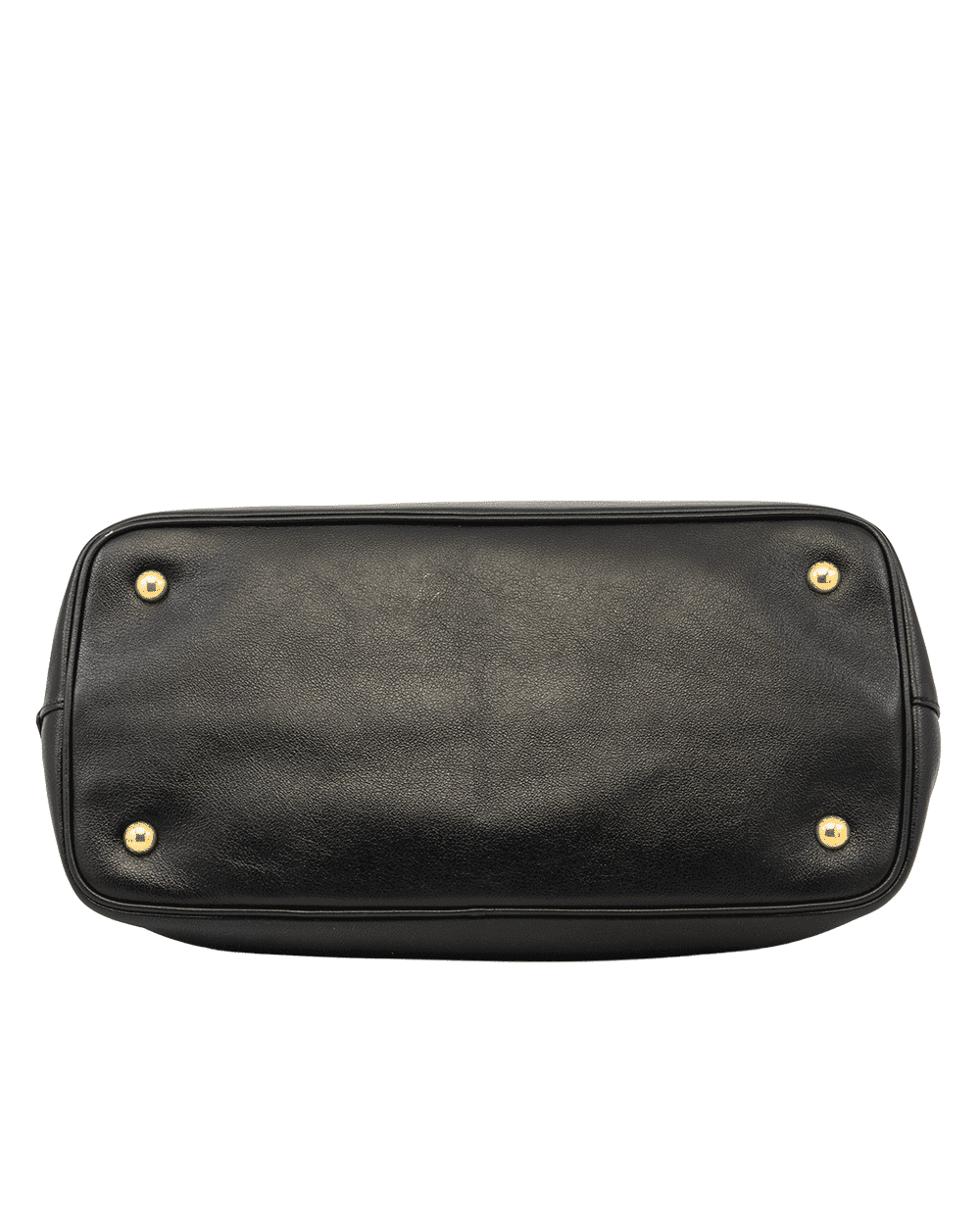 88 PRADA GLACE TOTE BAG BLACK CALF GHW MICROCHIP 1297
