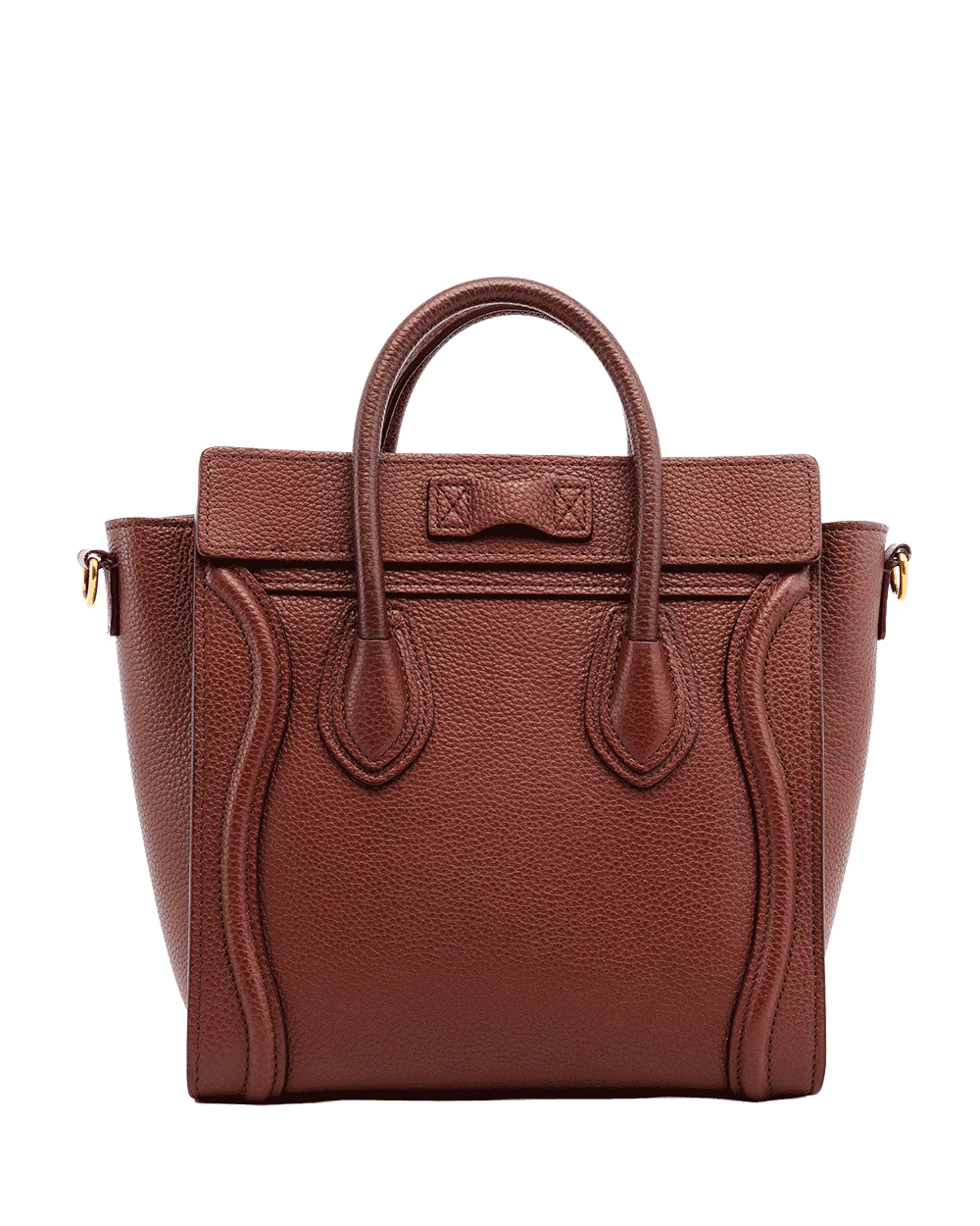 8CELINE LUGGAGE NANO RED BURGUNDY CALF GHW S AT 4119 S SL 4149 1779