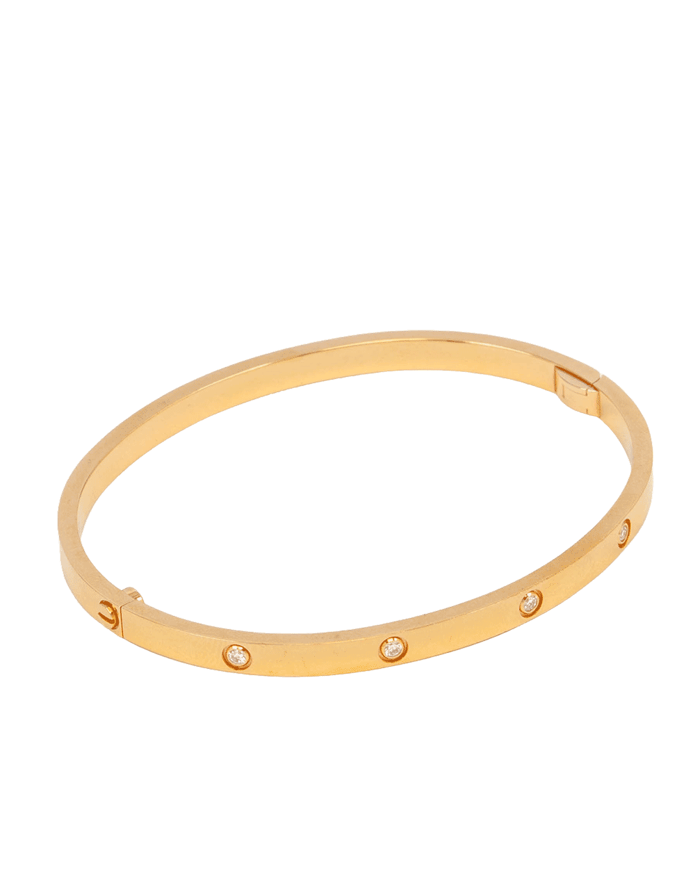 9 CARTIER LOVE BRACELET 10 DIAMOND 17 PINK GOLD OPS948 0971