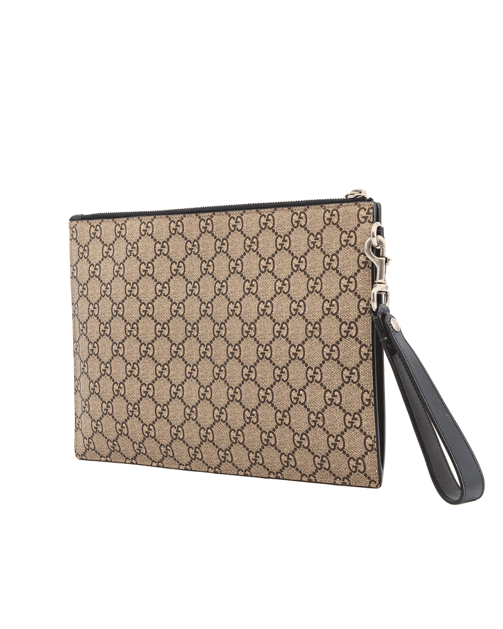 9 GUCCI BESTAIRY CLUTCH WITH KINGSNAKE BROWN GG MONOGRAM CANVAS SHW 473904 2149 0191