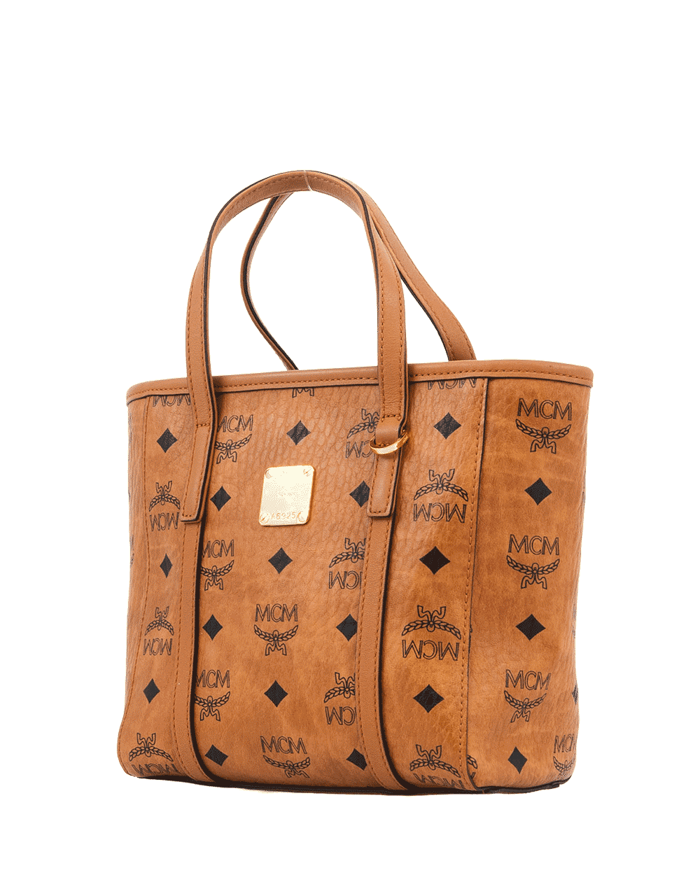 9 MCM TONI SHOPPER BROWN CANVAS GHW MWPAATN04CO001 11282004 0985