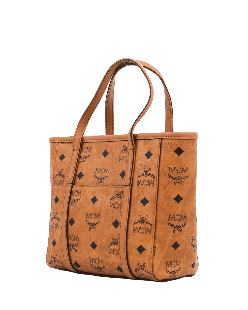 9 MCM TONI SHOPPER BROWN CANVAS GHW MWPAATN04CO001 11282004 0986