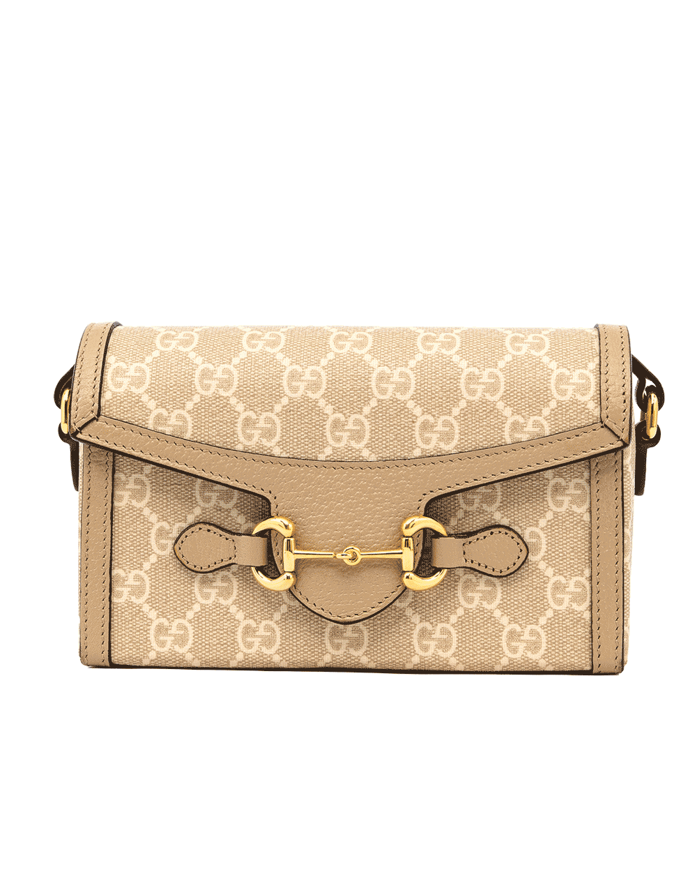 90 GUCCI HORSEBIT 1955 MINI MINI BEIGE GG MONOGRAM CANVAS GHW 699296 2149 1307