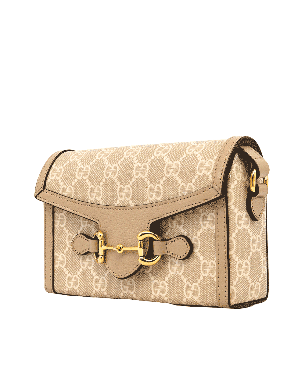 90 GUCCI HORSEBIT 1955 MINI MINI BEIGE GG MONOGRAM CANVAS GHW 699296 2149 1308