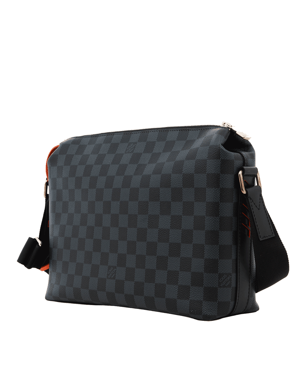96LV DISCOVERY MESSENGER PM GRAPHITE DAMIER CANVAS GHW MICROCHIP 1560