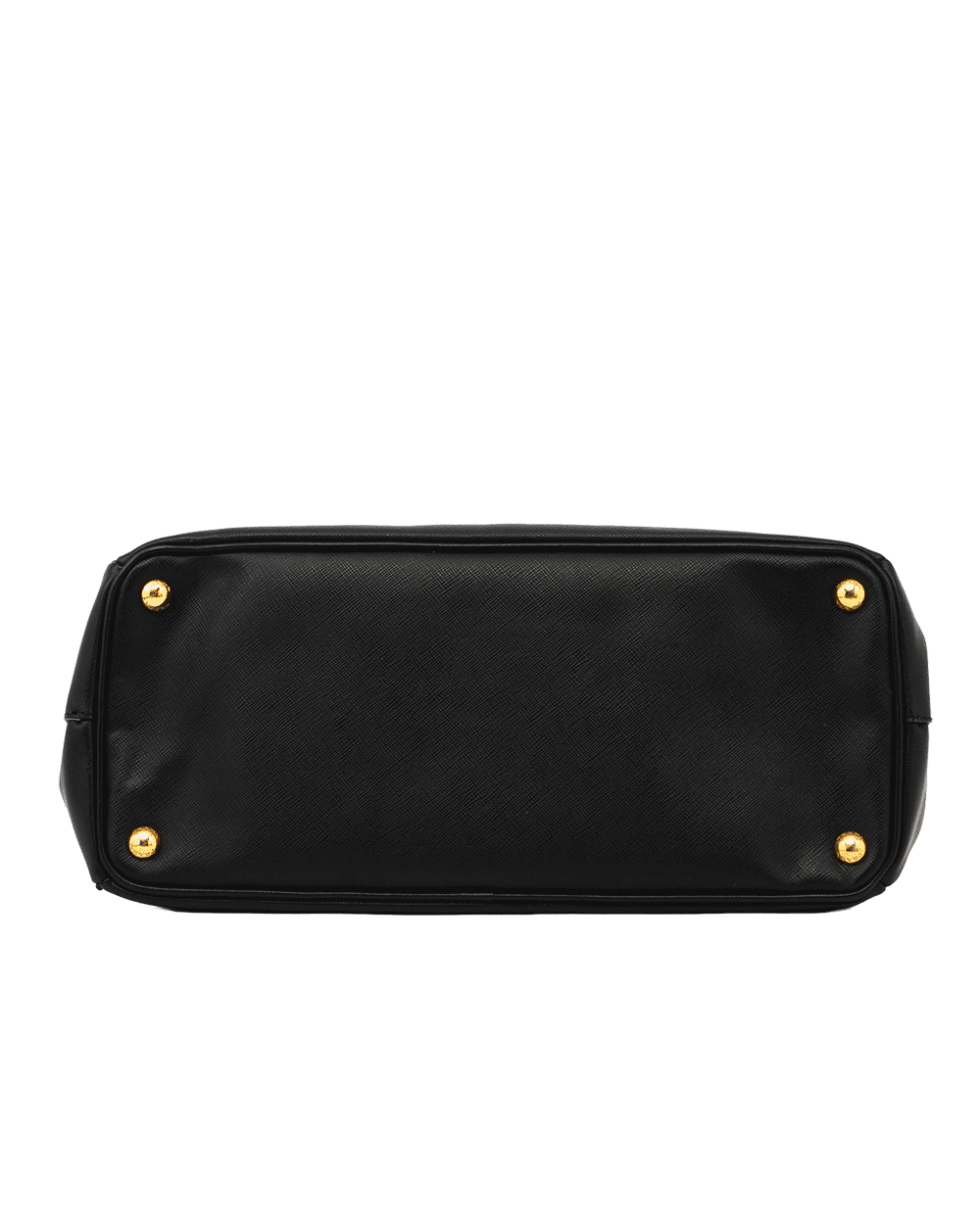 99 PRADA GALLERIA MEDIUM BLACK SAFFIANO 2 ZIP GHW 1470