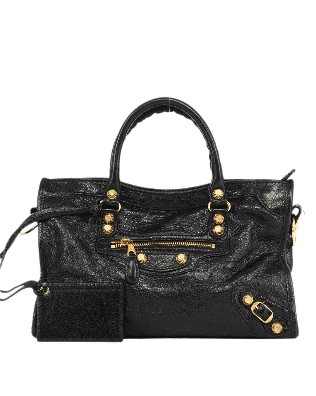 BALENCIAGA CITY GIANT SMALL BLACK CALF GHW 433353 1000 Y 002123 1624