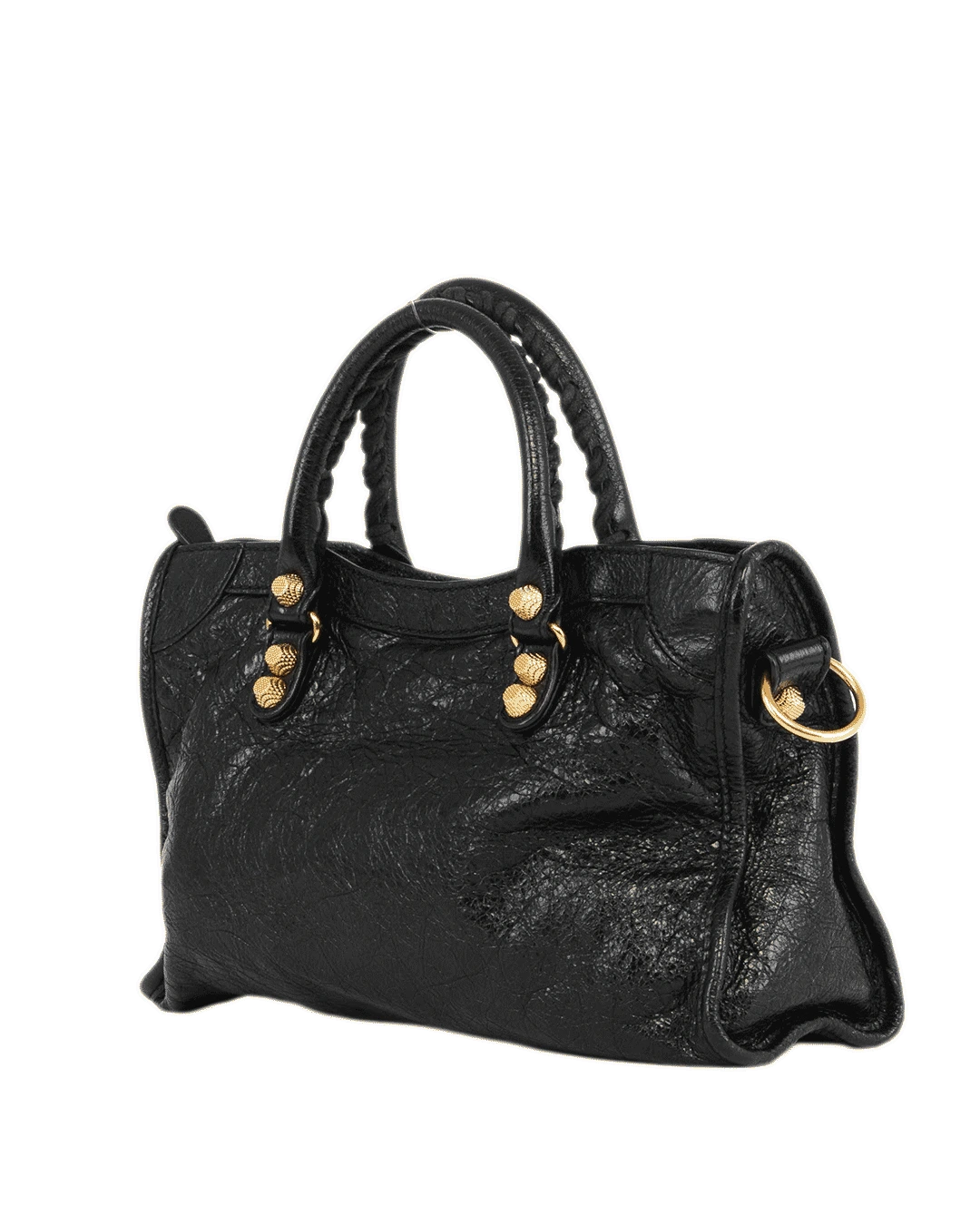 BALENCIAGA CITY GIANT SMALL BLACK CALF GHW 433353 1000 Y 002123 1626