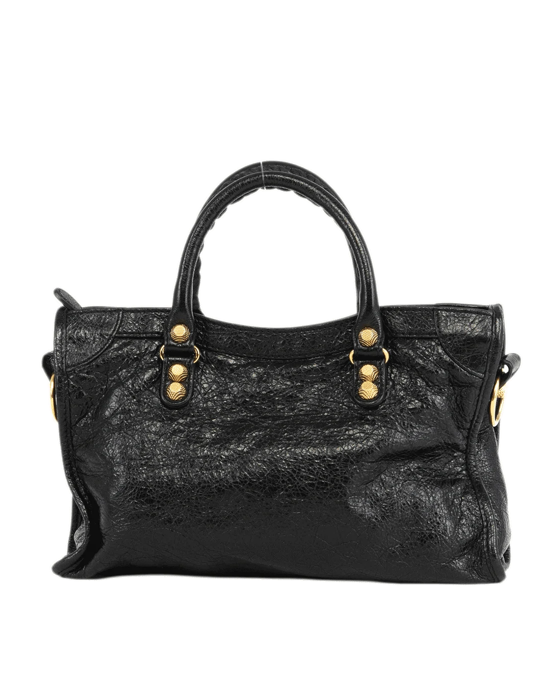 BALENCIAGA CITY GIANT SMALL BLACK CALF GHW 433353 1000 Y 002123 1627