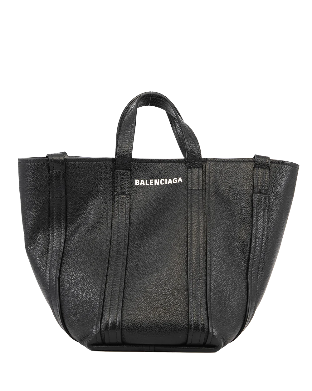 BALENCIAGA EVERYDAY NORTH SOUTH TOTE SMALL BLACK CALF SHW 672791 1090 002123 1100