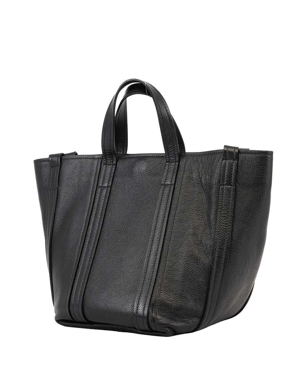 BALENCIAGA EVERYDAY NORTH SOUTH TOTE SMALL BLACK CALF SHW 672791 1090 002123 1102