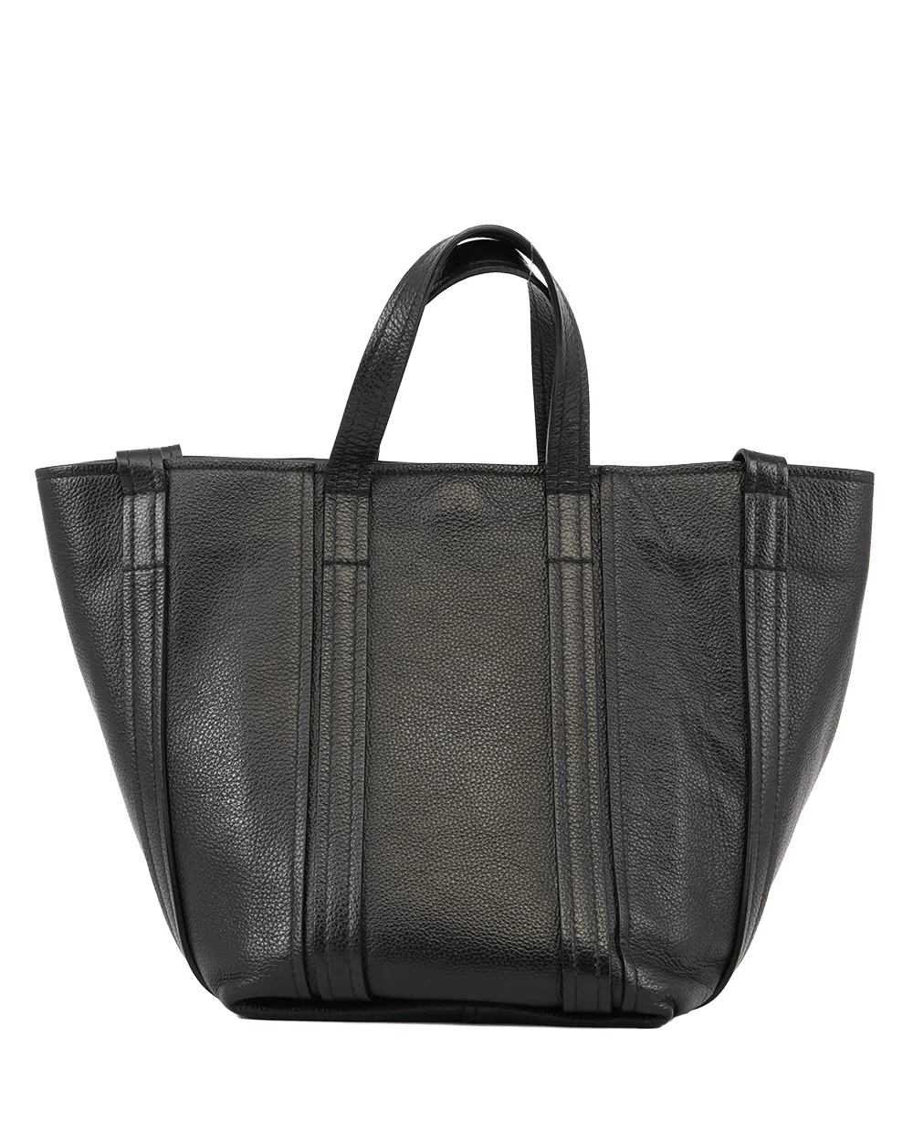 BALENCIAGA EVERYDAY NORTH SOUTH TOTE SMALL BLACK CALF SHW 672791 1090 002123 1103