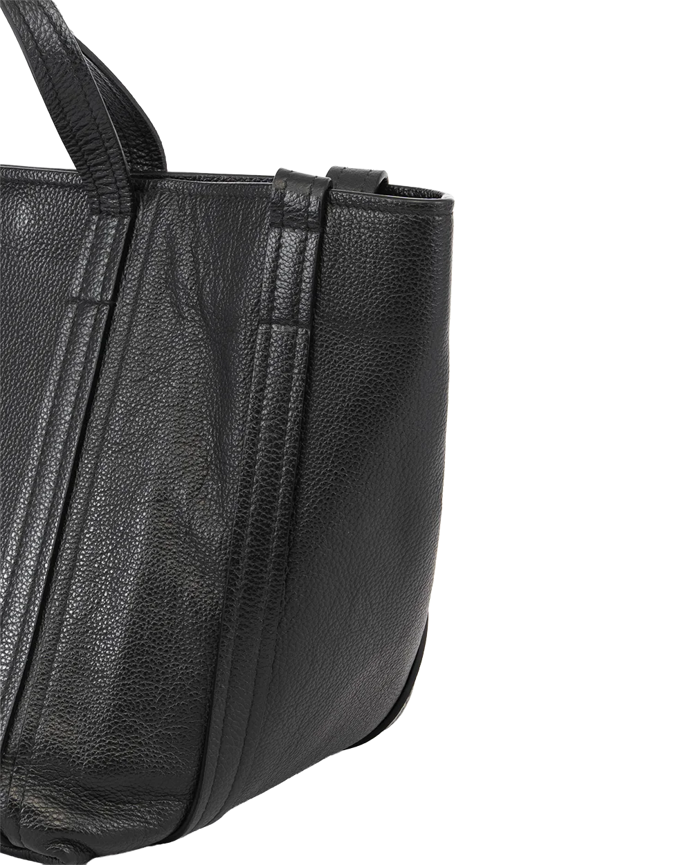 BALENCIAGA EVERYDAY NORTH SOUTH TOTE SMALL BLACK CALF SHW 672791 1090 002123 1107