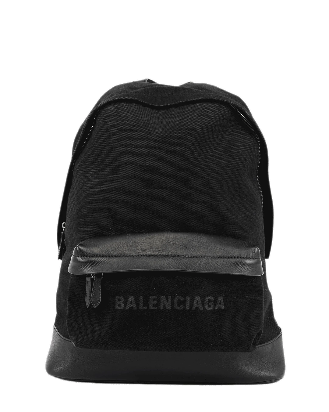 BALENCIAGA EXPLORER BACKPACK BLACK CANVAS AND CALF SHW 43439