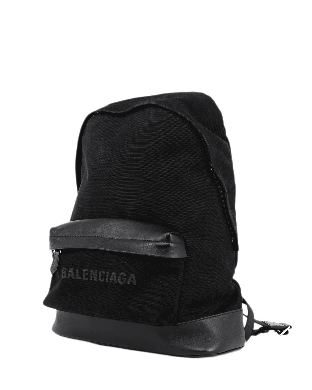 BALENCIAGA EXPLORER BACKPACK BLACK CANVAS AND CALF SHW 43441