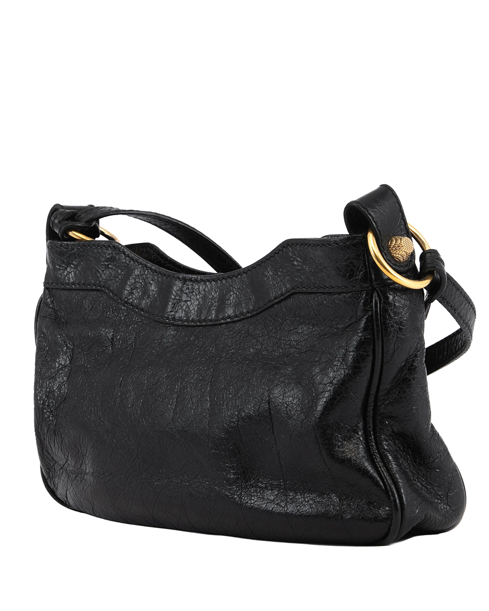 BALENCIAGA HIP BLACK CALF GHW 5198441000 W 568024 1870