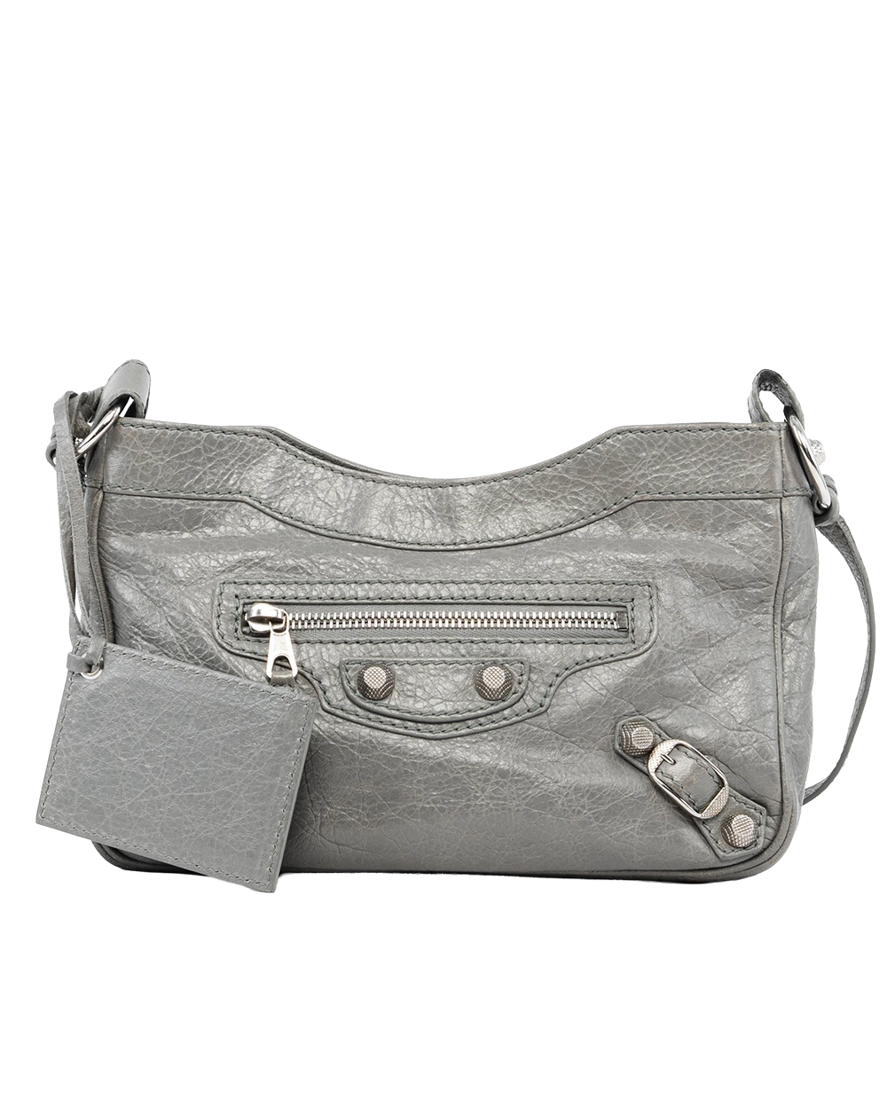 BALENCIAGA HIP GRAY CALF SHW 237203 1230 H 002123 0736