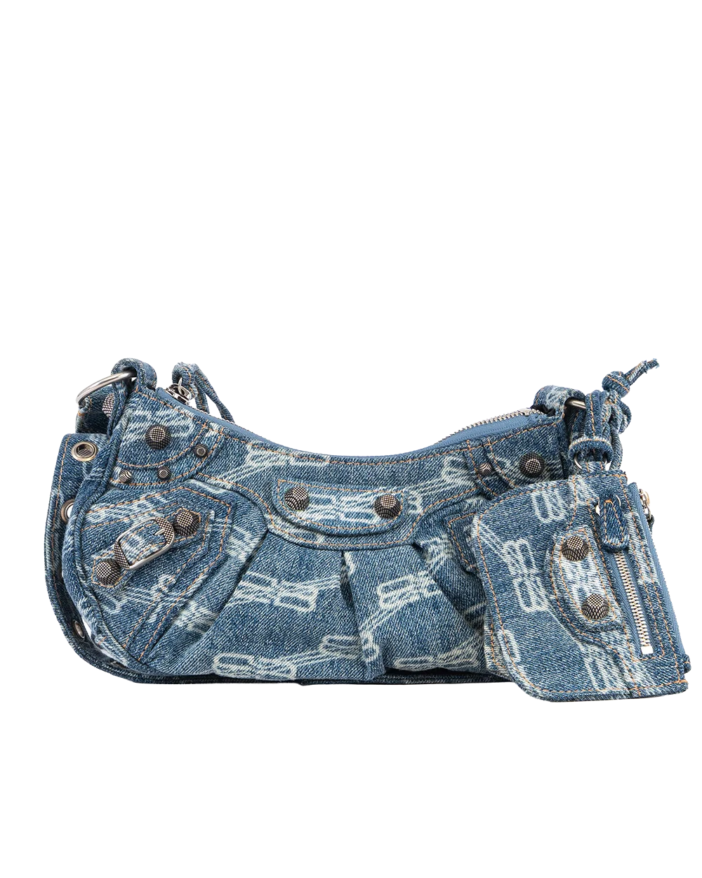 BALENCIAGA LE CAGOLE XS BLUE JEAN JEAN SHW 1595
