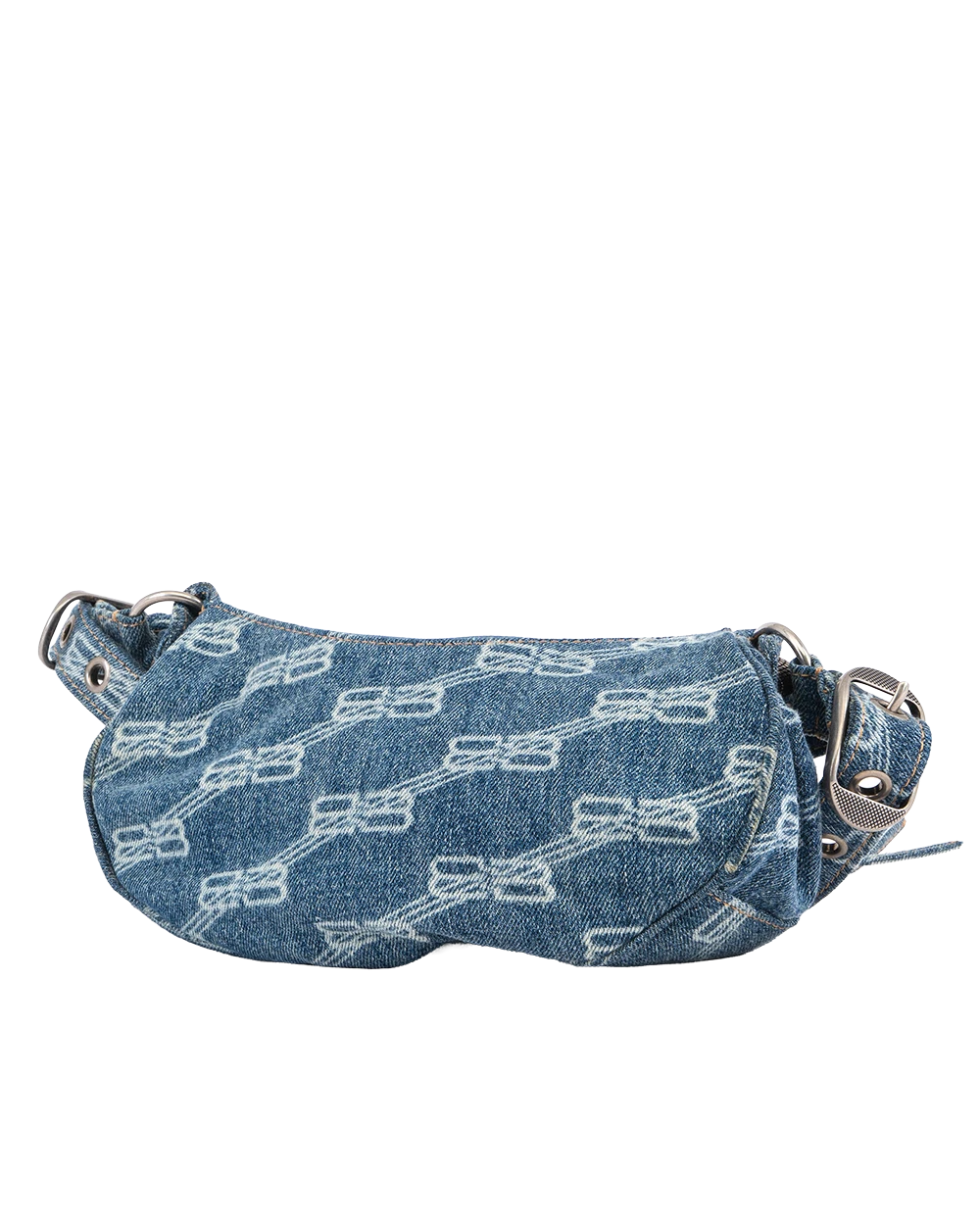 BALENCIAGA LE CAGOLE XS BLUE JEAN JEAN SHW 1597