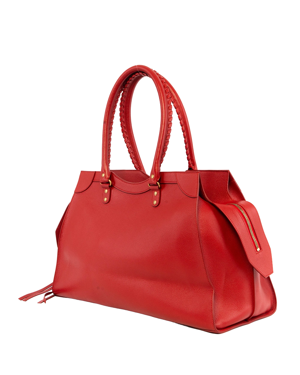 BALENCIAGA NEO CLASSIC LARGE RED CALF GHW 638531 6221 T 528147 0546