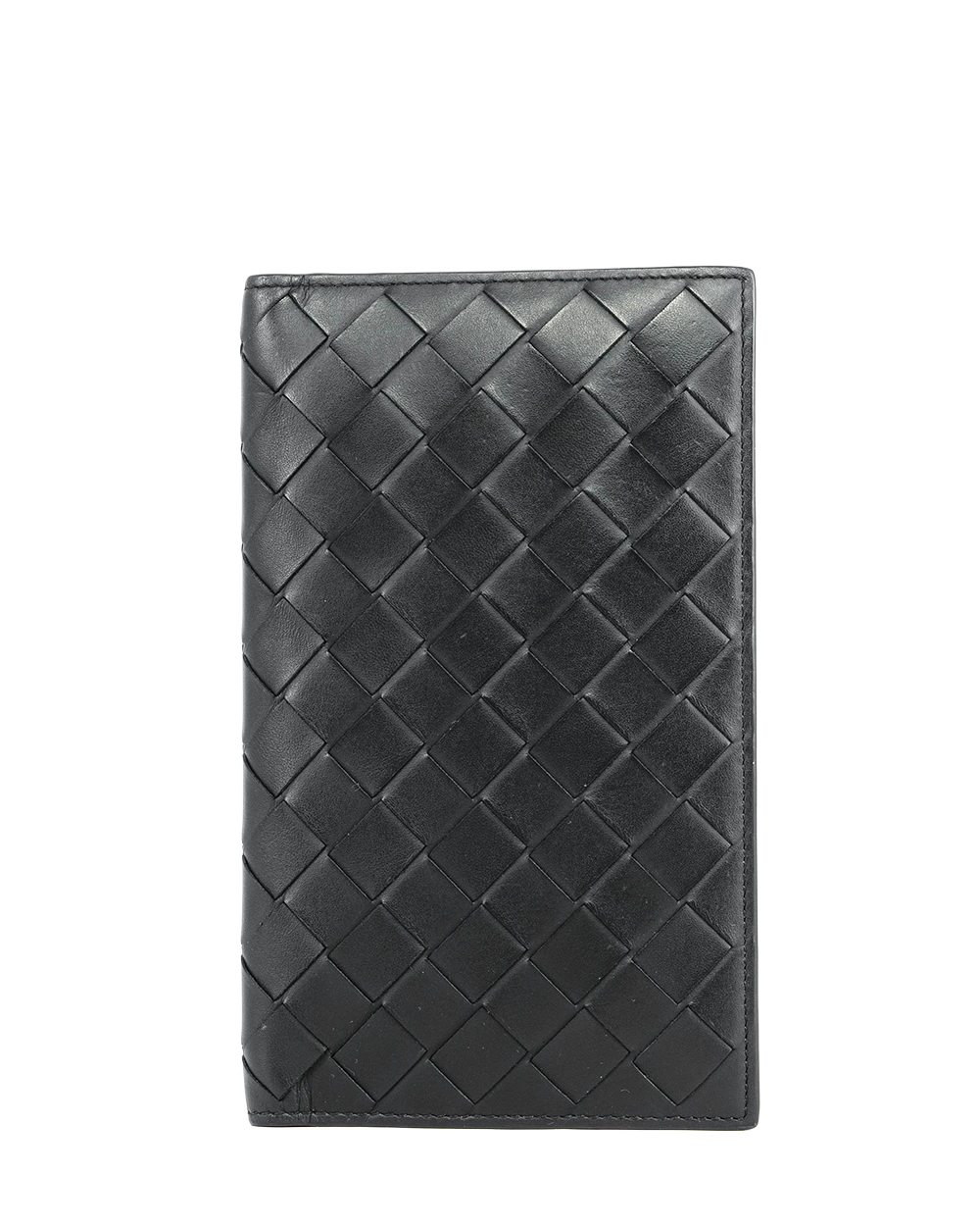 BOTTEGA BIFOLD WALLET MEDIUM BLACK ORANGE CALF SHW S0231095V 1529