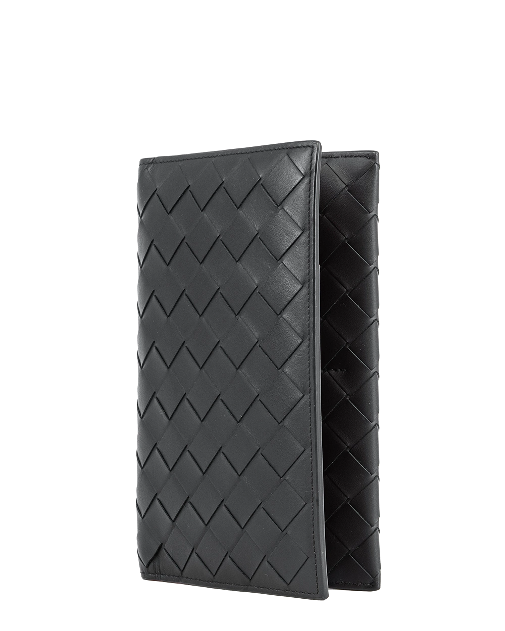 BOTTEGA BIFOLD WALLET MEDIUM BLACK ORANGE CALF SHW S0231095V 1530