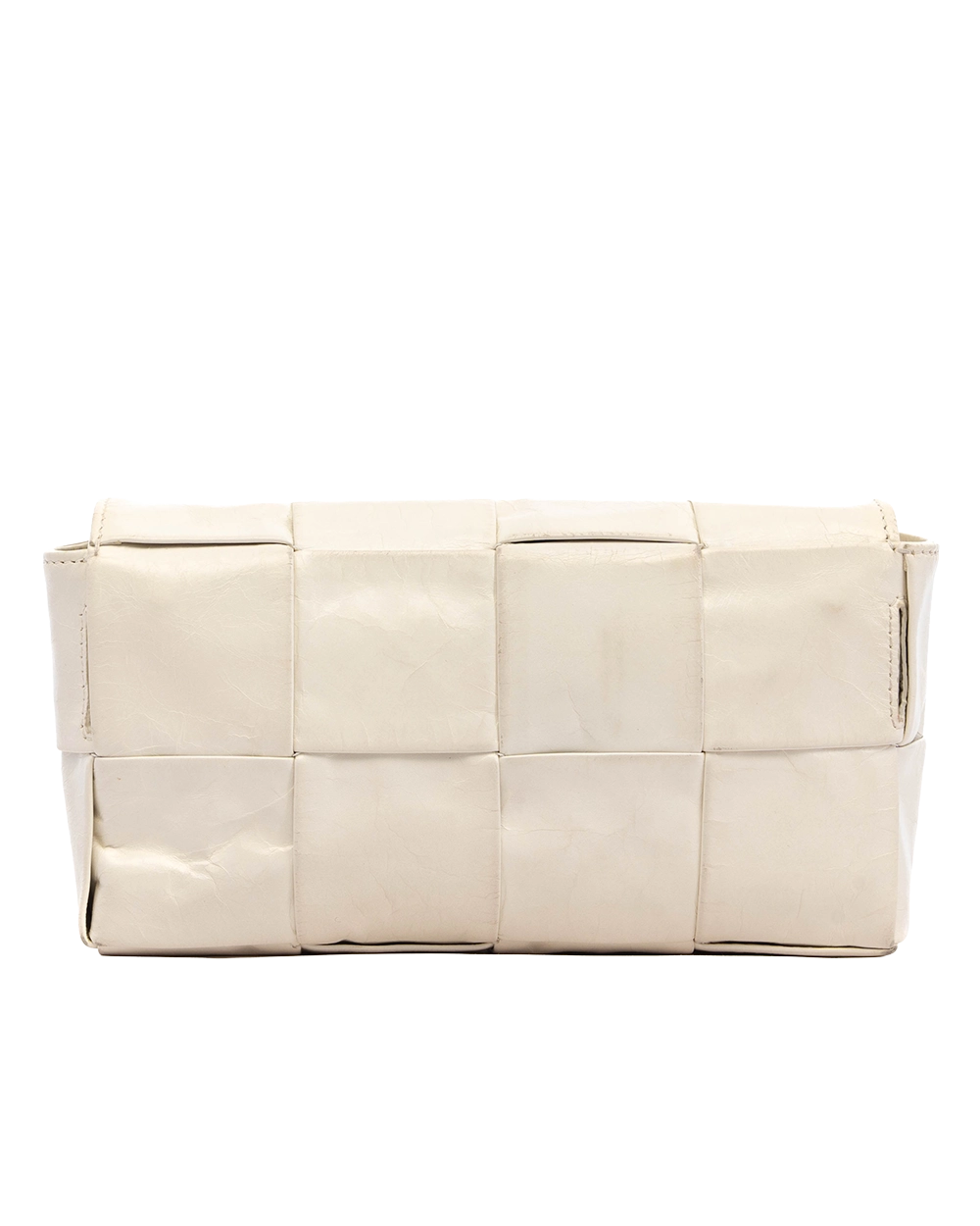 BOTTEGA CLASSIC CASSETTE CROSSBODY WHITE CALF SHW P02335888R 4278
