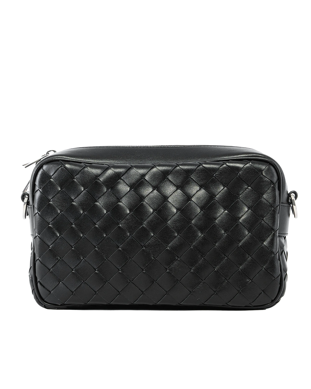 BOTTEGA INTRECCIATO CAMERA BAG BLACK CALF SHW R00803093M 2155