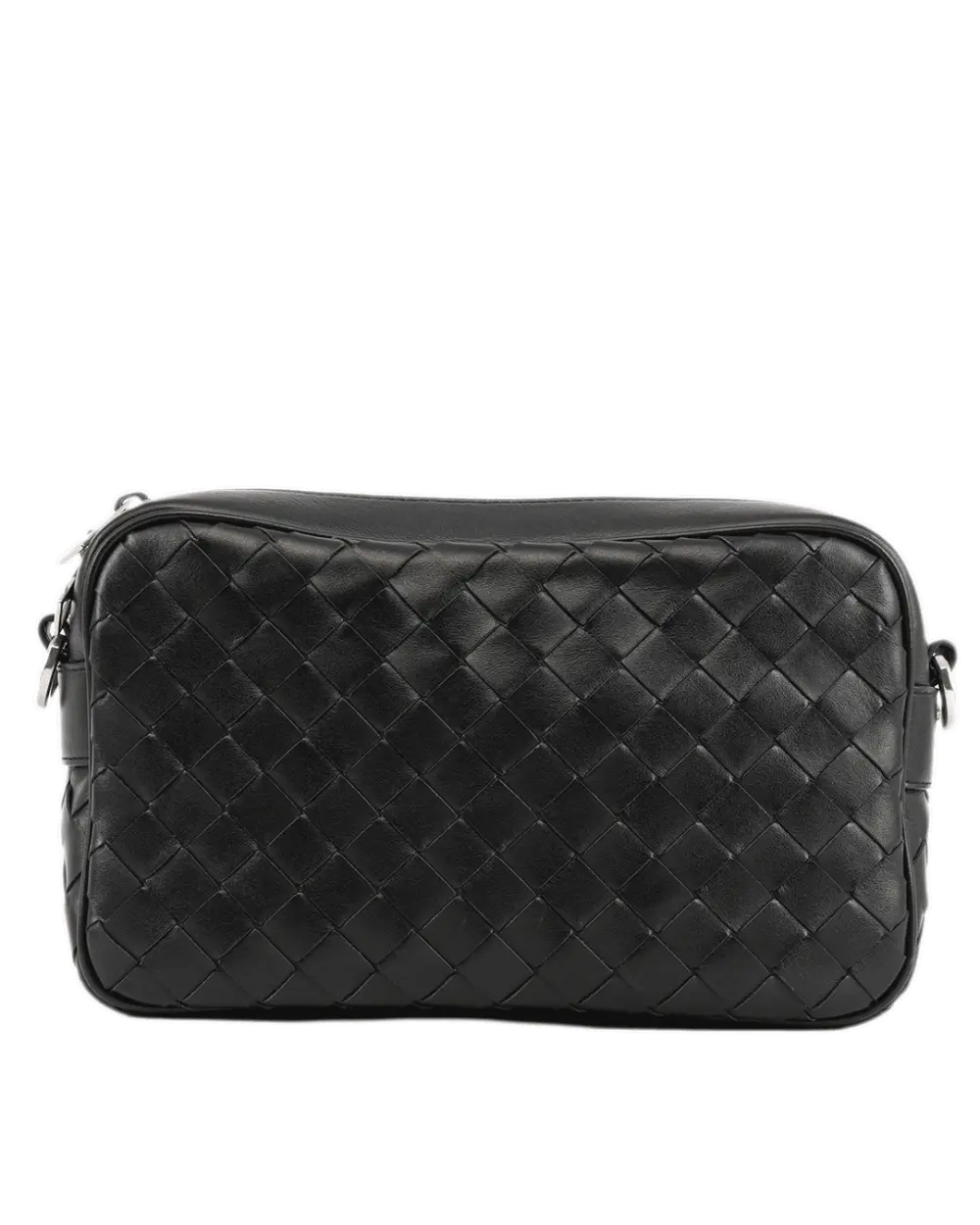 BOTTEGA INTRECCIATO CAMERA BAG SMALL BLACK CALF SHW R00665126A4580