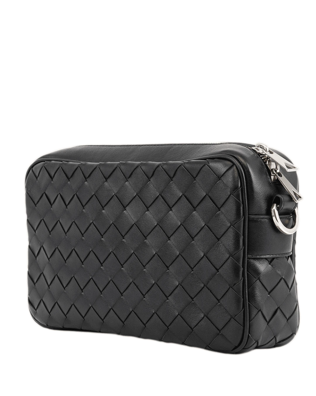 BOTTEGA INTRECCIATO CAMERA BAG SMALL BLACK CALF SHW R00665126A4582