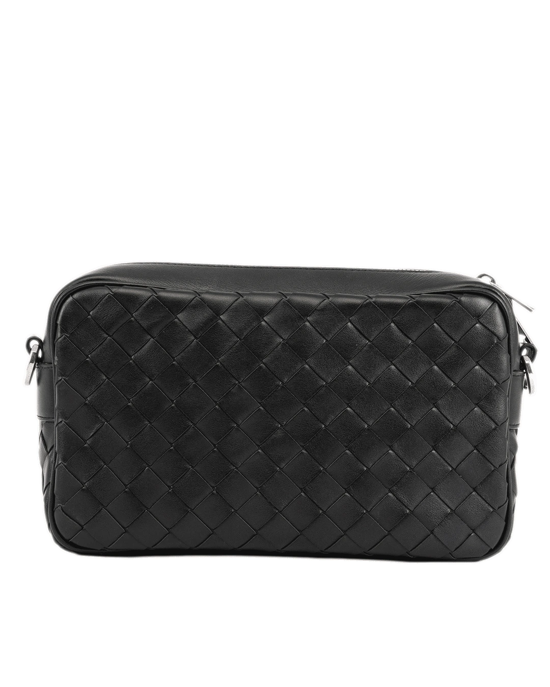 BOTTEGA INTRECCIATO CAMERA BAG SMALL BLACK CALF SHW R00665126A4583