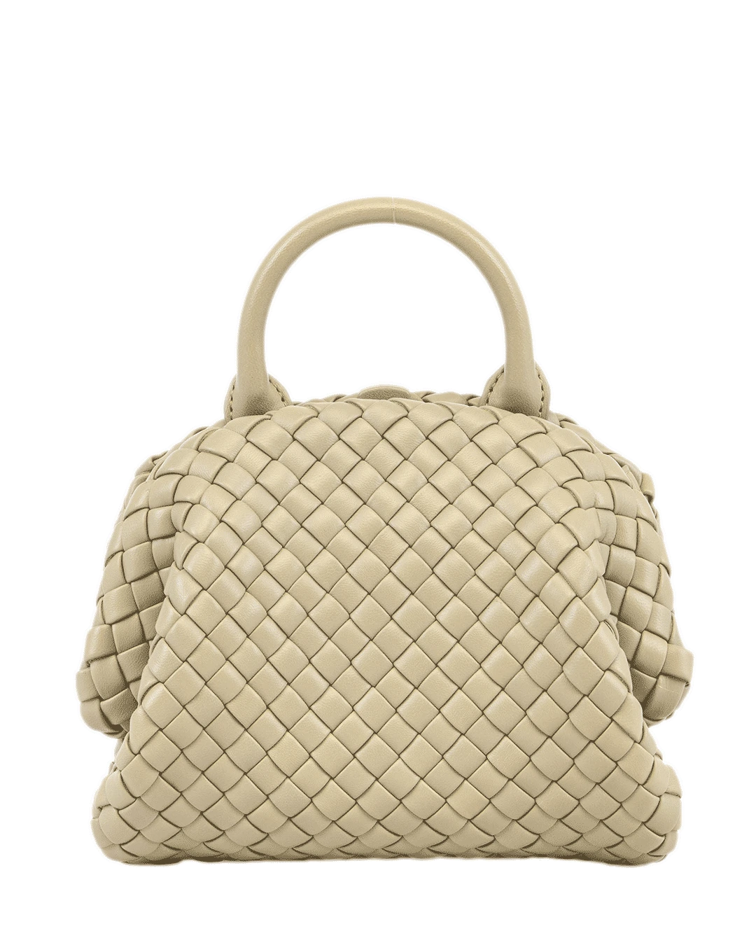 BOTTEGA INTRECCIATO TOP HANDLE MINI KHAKI CALF GHW P02593226H 3249