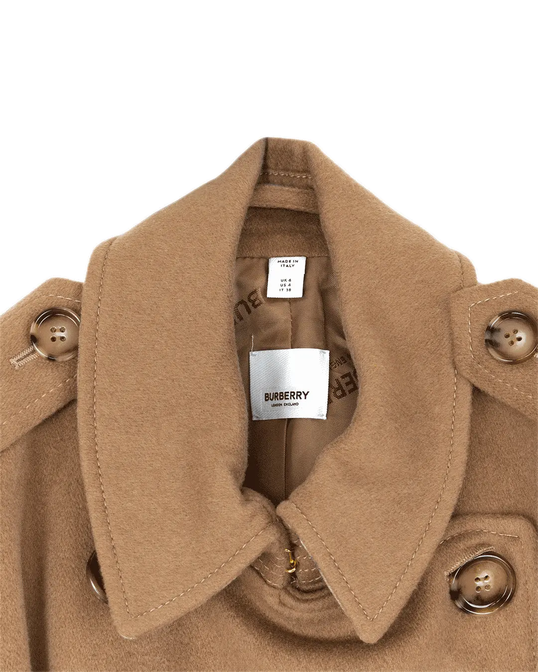 BURBERRY TRENCH KENSINGTON COAT BROWN COTTON BHW 2268