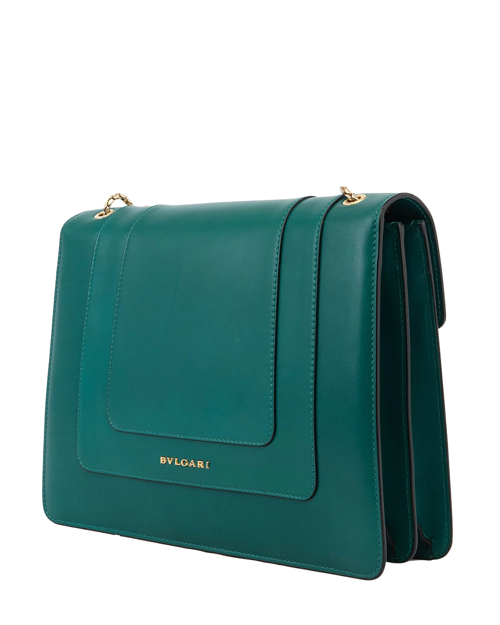 BVLGARI SERPENTI FOREVER MEDIUM GREEN CALF GHW 21826910 4651