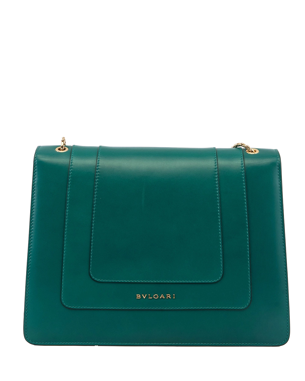 BVLGARI SERPENTI FOREVER MEDIUM GREEN CALF GHW 21826910 4652