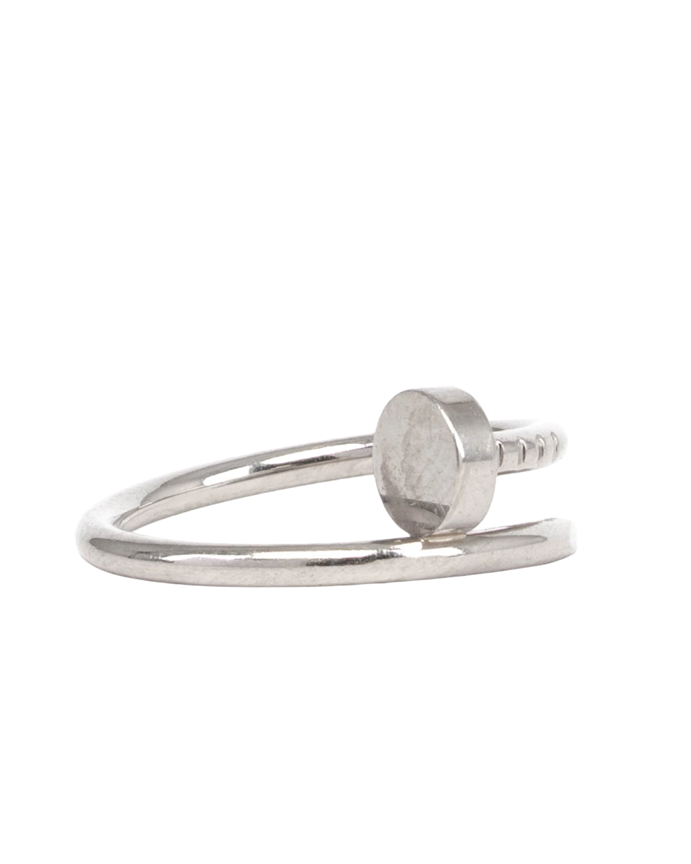 CARTIER JUSTE AN CLOU RING 51 SILVER SHW UEJ549 1398