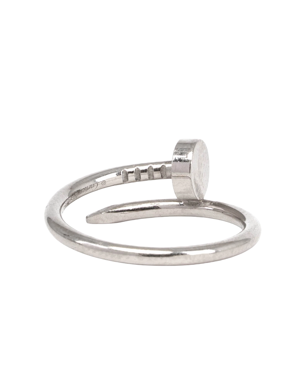 CARTIER JUSTE AN CLOU RING 51 SILVER SHW UEJ549 1399