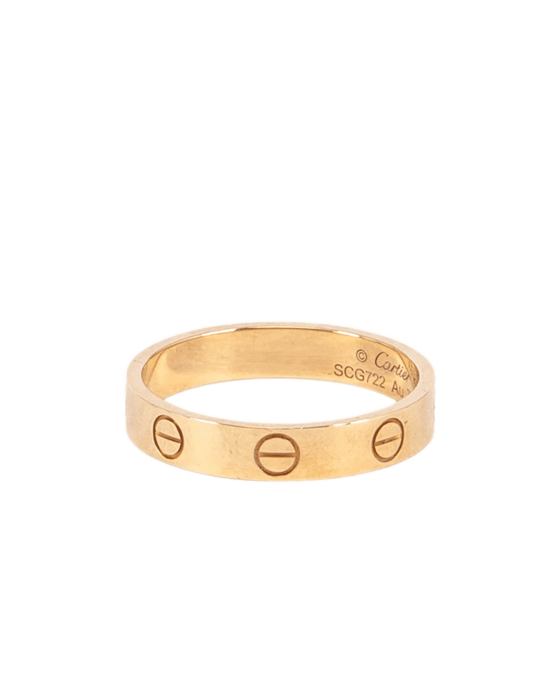 CARTIER LOVE RING 55 GHW SCG722 3779