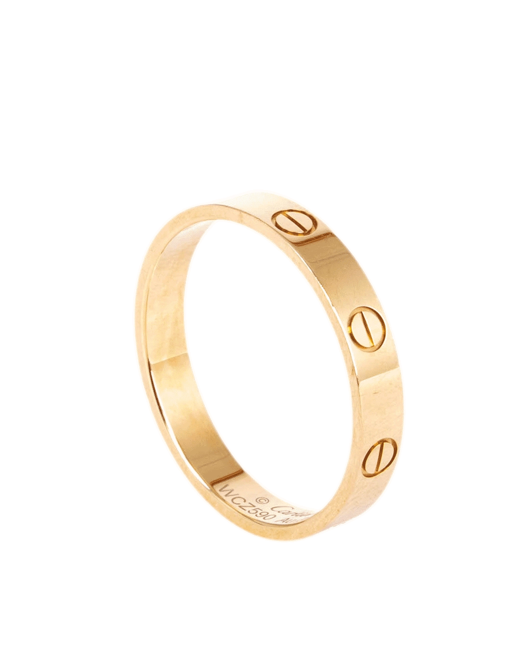 CARTIER LOVE RING 62 GHW WCZ590 1597