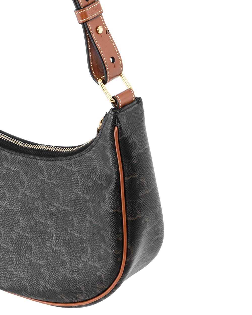 CELINE AVA MEDIUM BROWN TAN CANVAS GHW S GA 4270 2150