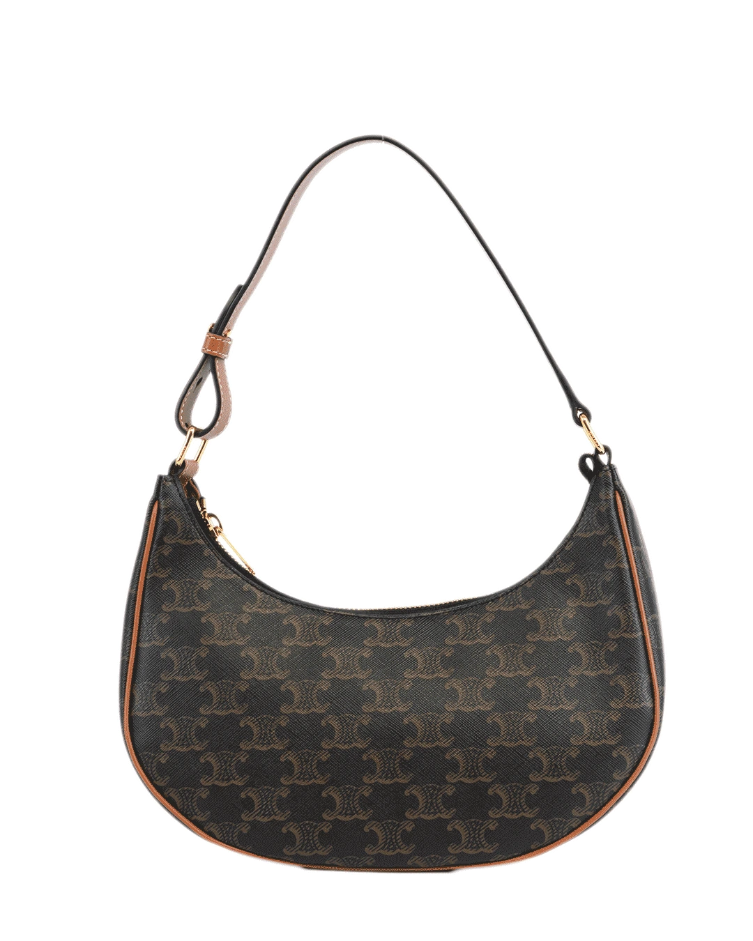 CELINE AVA MEDIUM BROWN TAN CANVAS GHW U GA 1213 U AT 0293 0983