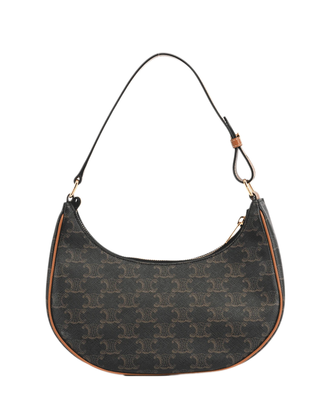 CELINE AVA MEDIUM BROWN TAN CANVAS GHW U GA 1213 U AT 0293 0986
