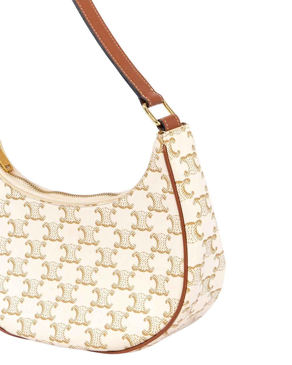 CELINE AVA MEDIUM WHITE CANVAS GHW U LM 0291 0059