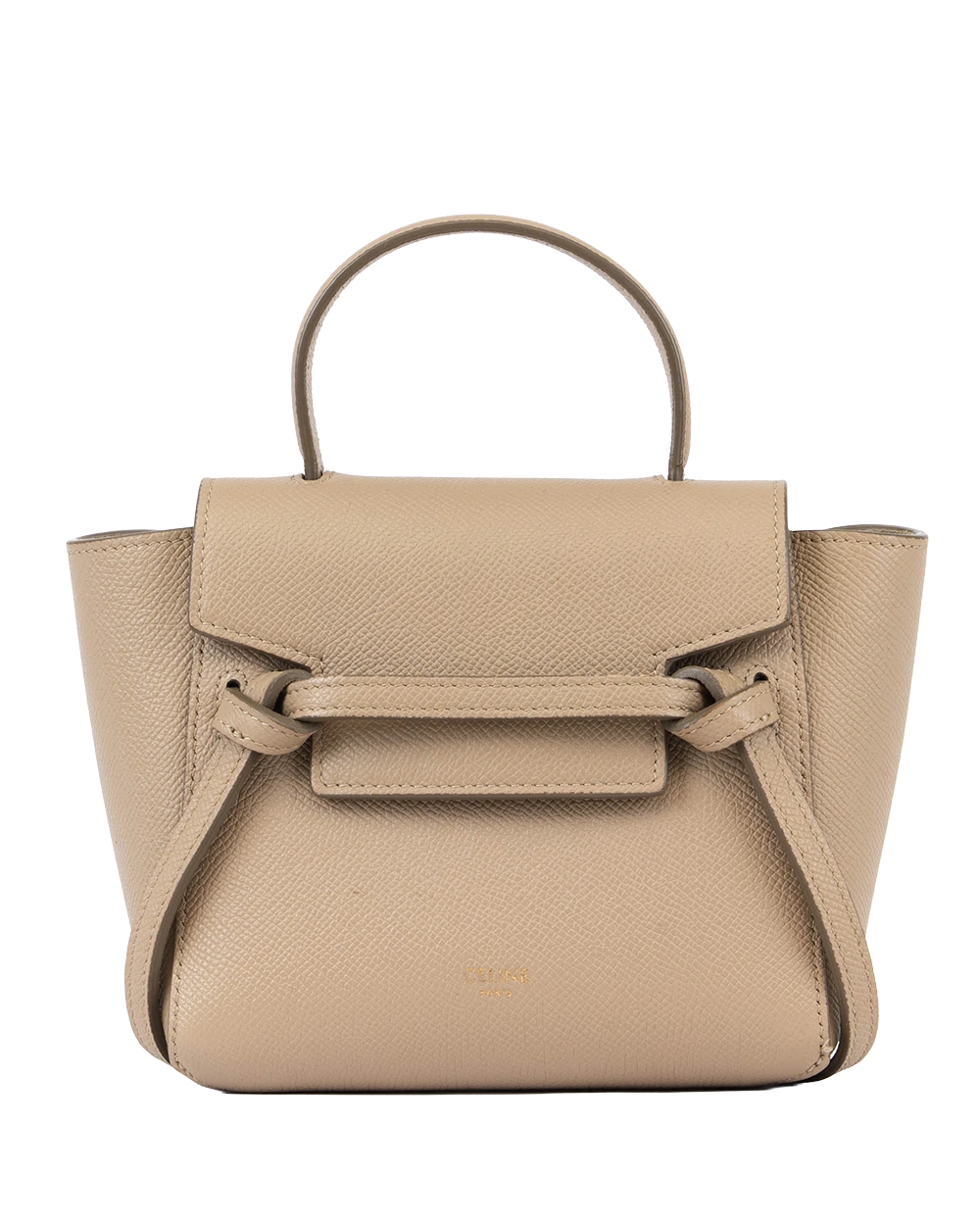 CELINE BELT BAG PICO BEIGE CALF GHW S AT 4270 S LM 5200 0878