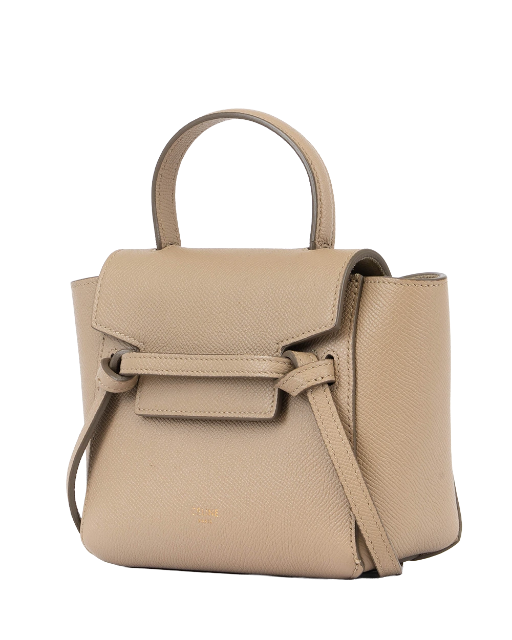 CELINE BELT BAG PICO BEIGE CALF GHW S AT 4270 S LM 5200 0879