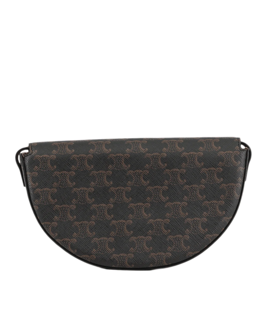 CELINE BESACE CUIR TRIOMPHE BROWN TAN CANVAS GHW F CU 1293 1297