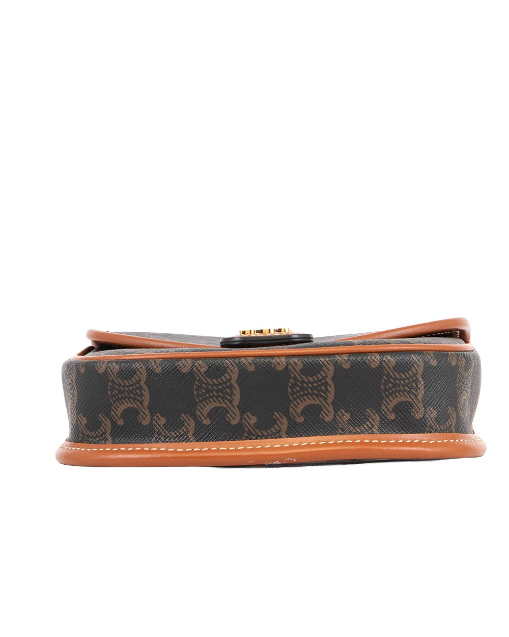 CELINE BESACE MINI BROWN TAN CANVAS GHW L CU 2211 2279