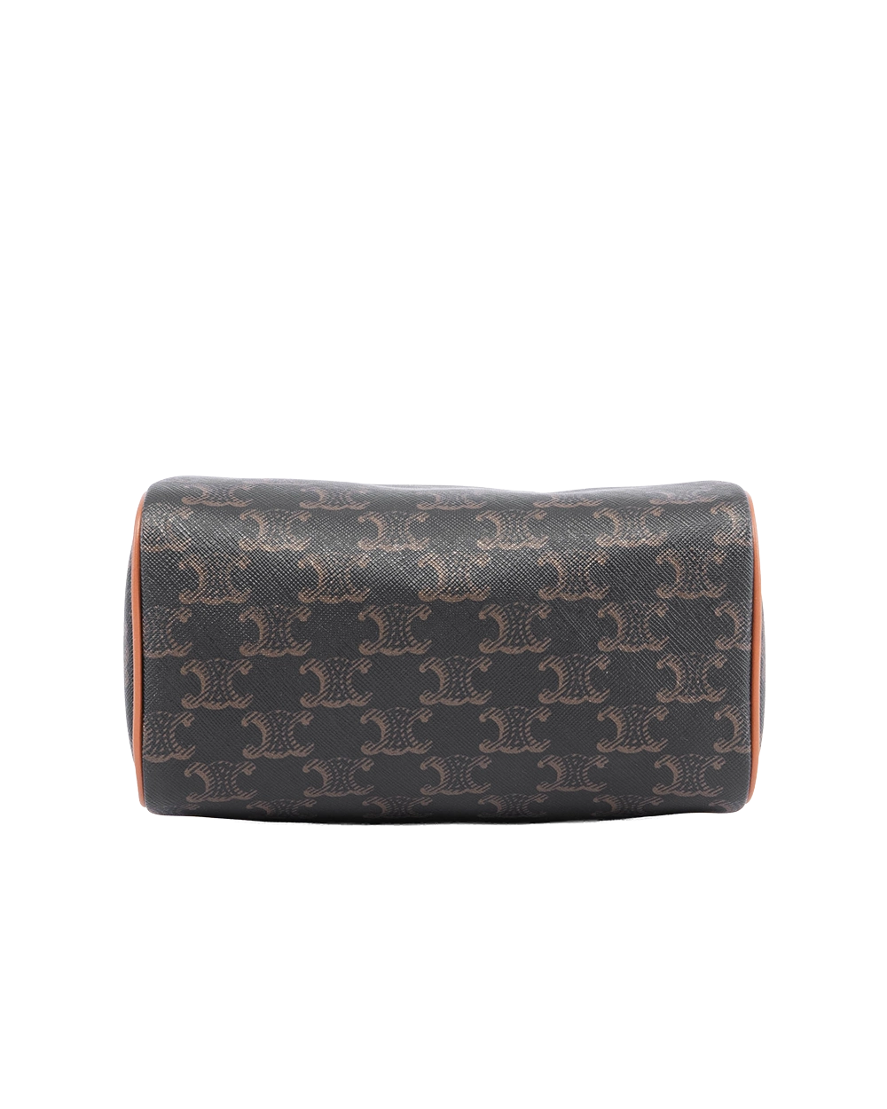 CELINE BOSTON SMALL BROWN TAN CANVAS GHW F GA 1293 05896