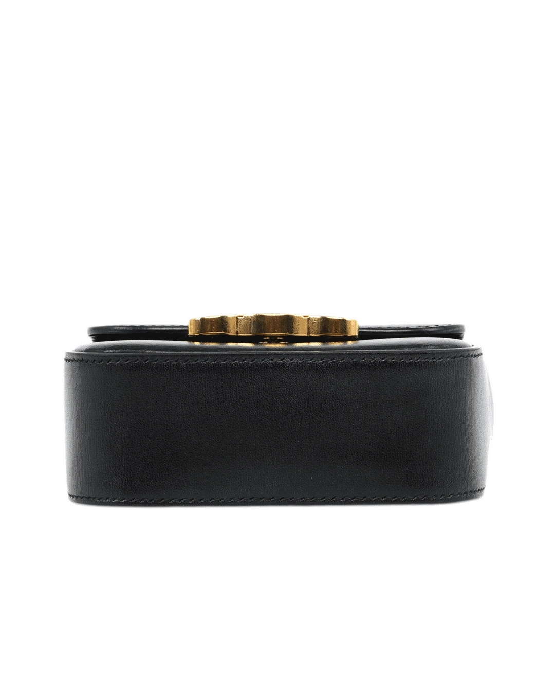 CELINE CLAUDE TRIOMPHE MINI BLACK CALF GHW S DS 4252 0504